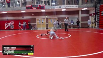 106 lbs Cons. Round 2 - Ridgon Green, Madison High School vs Wylie Baler, Teton High School