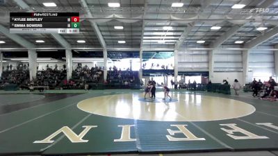 110 lbs Quarterfinal - Kylee Bentley, Hiram vs Emma Bowers, Hiram