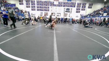 80 lbs Round Of 16 - Isaiah Arganbright, Weatherford Youth Wrestling vs Canon Williams, Piedmont