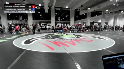 74 lbs Cons. Round 7 - Marcus Espinoza-Owens, Jackrabbit Wrestling Club vs Christopher Crawford, Indiana RTC