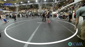 73 lbs Rr Rnd 2 - Millicent Goodgion, Chandler Takedown Club vs Ezekiel Boyd, Harrah Little League Wrestling