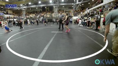 73 lbs Rr Rnd 2 - Millicent Goodgion, Chandler Takedown Club vs Ezekiel Boyd, Harrah Little League Wrestling