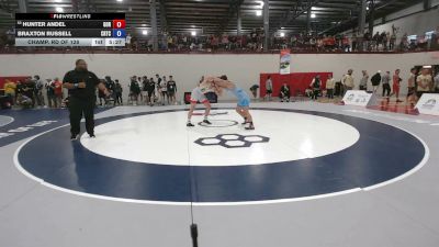 79 kg Champ. Rd Of 128 - Hunter Andel, Golden One RTC vs Braxton Russell, Charleston Regional Training Center