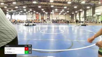 113 lbs Rr Rnd 2 - Joesph Longhi, All-American Wrestling Club vs Raymond Phillips, Ragin Raisins Merlot