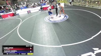 190 lbs Round 1 - Luke Limon, California vs Tasman Cassell, Project 8 Wrestling