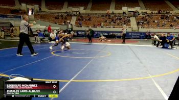 D2-144 lbs Champ. Round 1 - Charles Laws-Albano, Canyon View vs Leodolfo Monarrez, Flowing Wells High School