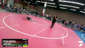 88-94 lbs Round 3 - Leire Smith, Dead Shot Wrestling Club vs Natalie Arreguin, All American Wrestling Club