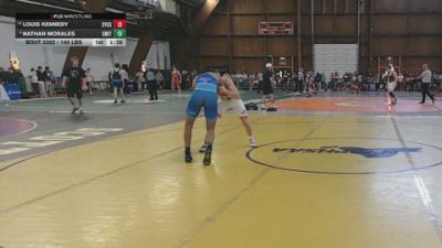 140 lbs Semifinal - Louis Kennedy, Syosset High School vs Nathan Morales, Smitty's Barn
