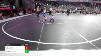 85 lbs 7th Place - Kendrik Mason, Lexington Youth Wrestling Club vs Macklyn Younker, The Foundation