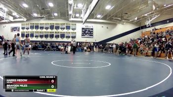 132 lbs Cons. Round 4 - Harris Medow, Solon vs Brayden Miles, Brunswick