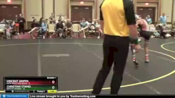 85 lbs Round 1 (6 Team) - Vincent Grippa, Elite Wrestling Black vs Christian Stamis, Bitetto Trained