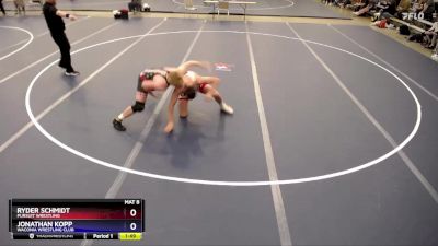 165 lbs Quarterfinal - Jonathan Kopp, Waconia Wrestling Club vs Ryder Schmidt, Pursuit Wrestling