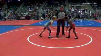 55 lbs Consolation - Kaden Williams, Hurricane Wrestling Academy vs Rowdy Blackwell, PRYOR TIGERS