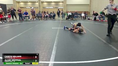 72 lbs Round 1 (8 Team) - Oliver Westphal, Xtreme Team vs Camdyn Williams, Glasgow WA