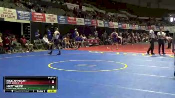 125 lbs Semis & 1st Wb (8 Team) - Matt Wilde, Kutztown University vs Nick Ammirati, Davis & Elkins