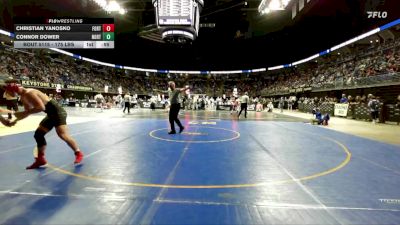 175 lbs Round Of 32 - Christian Yanosko, Fort Cherry vs Connor Dower, North Schuylkill