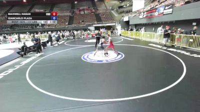 65 kg 7th Place Match - Maxwell Haban, Casa Roble High School Wrestling vs Giancarlo Plaza