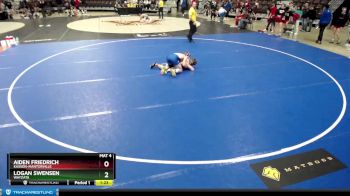 126 lbs Champ. Round 1 - Logan Swensen, Wayzata vs Aiden Friedrich, Kasson-Mantorville