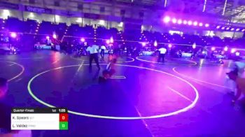 61 lbs Quarterfinal - Kelland Spears, 307 Wrestling vs Lealani Valdez, Pomona Elite