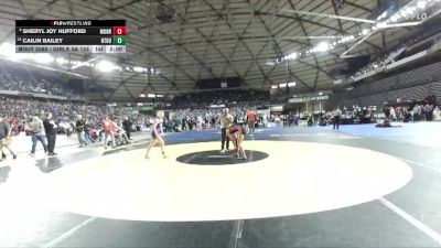 Girls 3A 125 lbs Champ. Round 1 - Sheryl Joy Hufford, Monroe (Girls) vs Cailin Bailey, North Thurston (Girls)