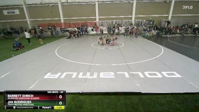 67 lbs Cons. Round 4 - Barrett Ehrich, Gladiator Wrestling Academy vs Jax Rodrigues, Team Prestige Wrestling