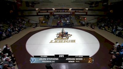 285 pounds - Jordan Wood, Lehigh vs Jalen Stephens, Columbia