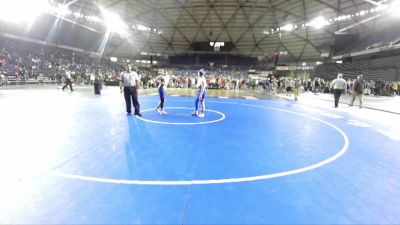 136 lbs Quarterfinal - Lacey Givani, UP Vikings Wrestling Club vs Jade Blair, Forks Wrestling Club