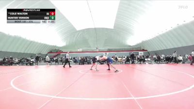 174 lbs Champ. Round 2 - Cole Walton, Bellarmine vs Hunter Vernon, Unattached - Quincy
