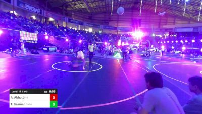 94 lbs Consi Of 8 #2 - Alana Abbott, F-5 Grappling vs Tayah Beeman, Darkhorse WC