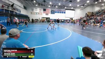 75 lbs Round 1 - Kwynn Porter, CWC Thunder vs Payson Goff, High Plains Thunder