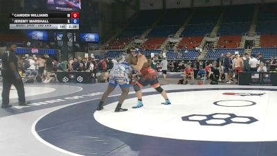 285 lbs Cons. Quarters - Camden Williams, Indiana vs Jeremy Marshall, Illinois