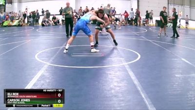 167 lbs Champ. Round 2 - Carson Jones, Novi High School vs Eli Roe, Beaverton Youth Wrestling