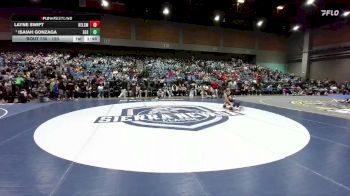 120 lbs Champ. Round 2 - Isaiah Gonzaga, Elk Grove vs Layne Swift, Kelso