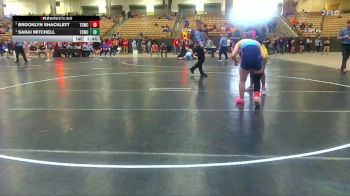 140 lbs Cons. Semi - Sarai Mitchell, Stars Wrestling Club vs Brooklyn Shacklett, Blackman Wrestling Club