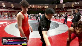 150 lbs Quarterfinal - Kaden Wallace, Oklahoma vs Preston Reyna, Oklahoma