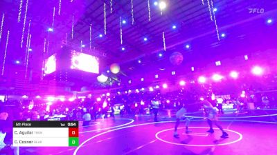 130 lbs 5th Place - Caleb Aguilar, Thundercats WC vs Cameron Cosner, Bear Cave WC