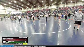 132 lbs Cons. Round 4 - Karl Ledbetter, Sons Of Atlas vs Roany Proffit, Diamondville Wrestling Club