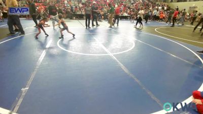 40-43 lbs Quarterfinal - Elizabeth Berryhill, Morris Wrestling Association vs Bentley Burchett, Raw Wrestling Club