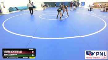 121 B Round 2 - Rene Cordero, Poway Wrestling vs Joseph Whitford Jr., Sanderson Wrestling Academy