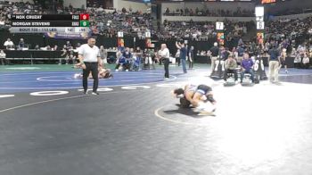 113 lbs Consi Of 16 #1 - Nox Cruzat, Folsom (SJ) vs Morgan Stevens, Shasta (NS)