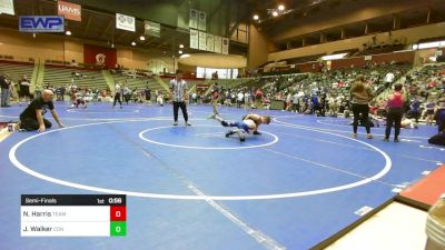 61 lbs Semifinal - Noah Harris, Team Conquer Wrestling vs Jase Walker, Conway Wrestling Club