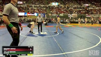 AA - 113 lbs Semifinal - Bradey Doyle, Butte vs Nolan Brown, Belgrade
