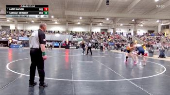 Girls 138 lbs Cons. Round 2 - Hannah Creller, Walker Valley High School vs Katie Mason, Page High School