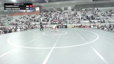 46 Finals kg Champ. Round 2 - Madison Healey, Wyoming Seminary vs Abigail Peterson, Big Game Wrestling Club