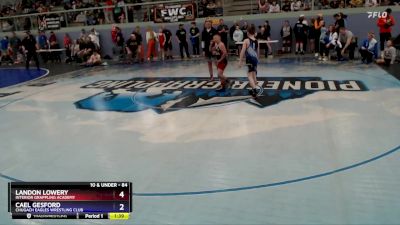 84 lbs Semifinal - Landon Lowery, Interior Grappling Academy vs Cael Gesford, Chugach Eagles Wrestling Club