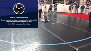 80_B lbs Round Of 64 - Kasey Kennedy, Bangor vs Tanner Jolley, Owen J Roberts