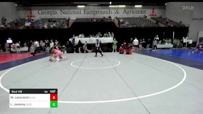 145-155 lbs Final - Miranda Lencrerot, Glasgow Wrestling Academy vs Lily Junkins, Guerrilla Wrestling Academy