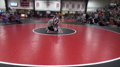 9 lbs Semifinal - Sean Cannon, Keokuk Kids Wrestling Club vs Grayson Hall, West Hancock