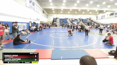 126 lbs Cons. Round 6 - Marley Hogai, Team Thunder vs Joseph Gonthier, Reign Wrestling Club