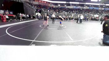 138 lbs Round Of 16 - Izzy Postel, Jesup Mat Club vs Kinley Huskey, Hwc